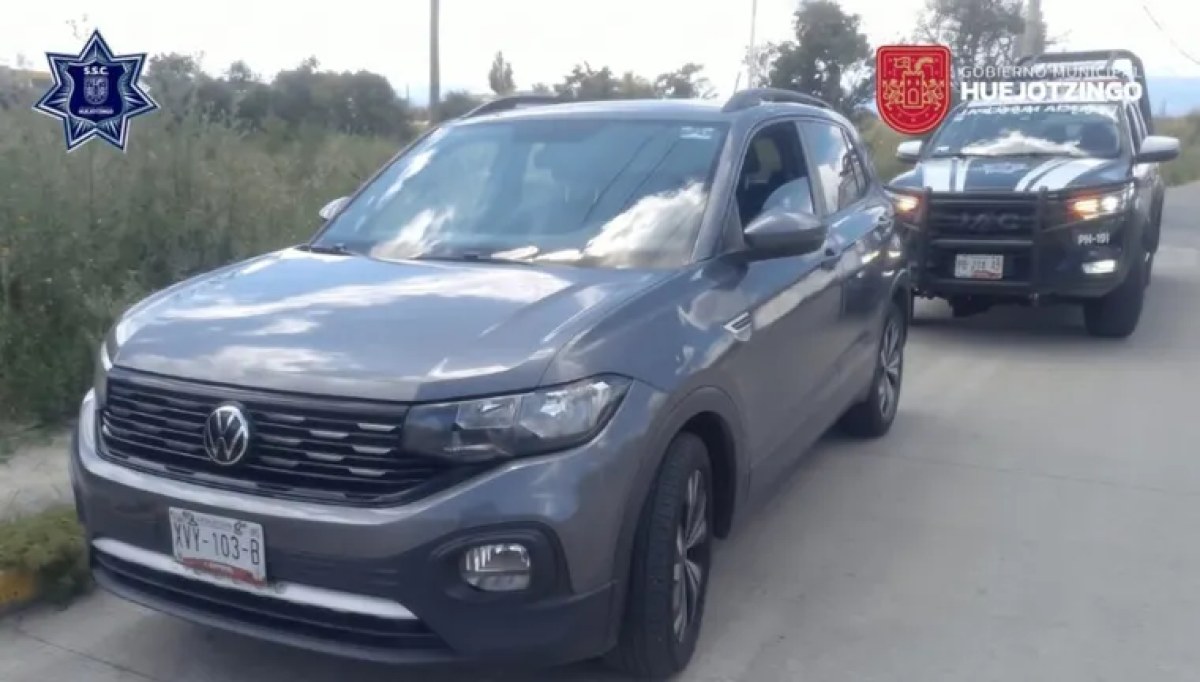 ¡Golpe al robo en Huejotzingo! Recuperan camioneta y motoneta con reporte vigente durante operativo